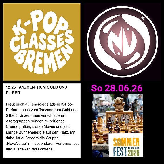 Sommerfest am Pulverberg mit unseren K-Pop Gruppen