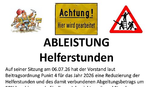 News zum Thema Helferstunden 2026