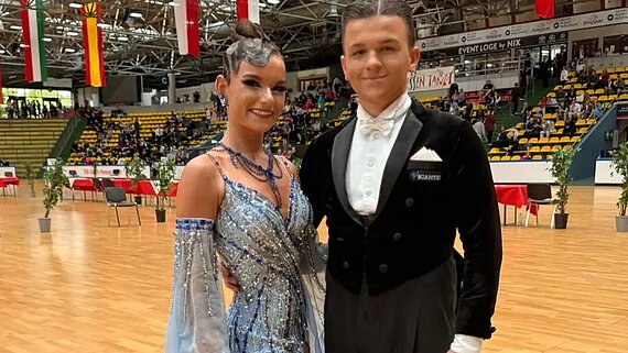 Julian und Janina bei Hessen Tanzt erfolgreich 