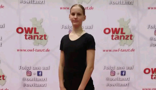 Sarah Brefort bei OWL-tanzt erfolgreich 