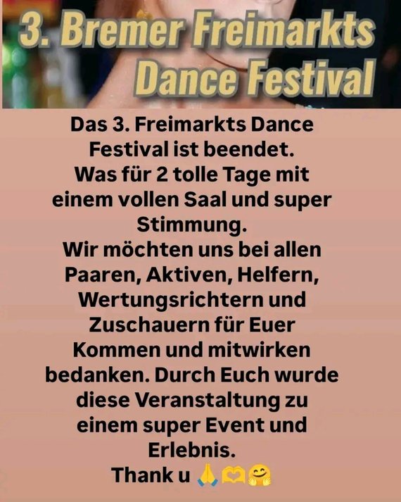 Was für ein tolles Event 