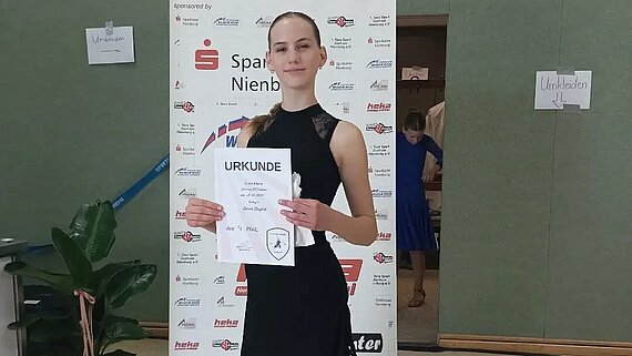 Auch Sarah in Steimke im Finale 