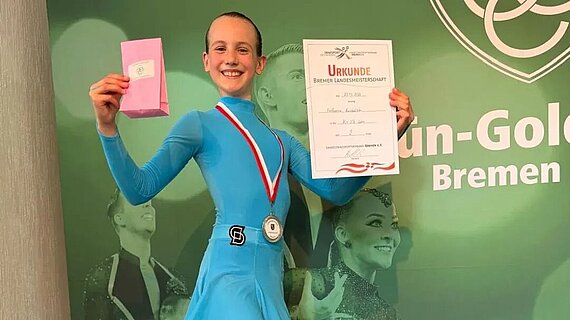 Silbermedaille für Katharina Kulbatzki