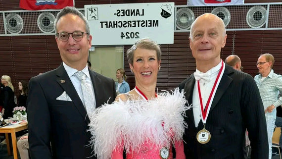 Gunnar und Ute Landesmeister Masters III S-Klasse 