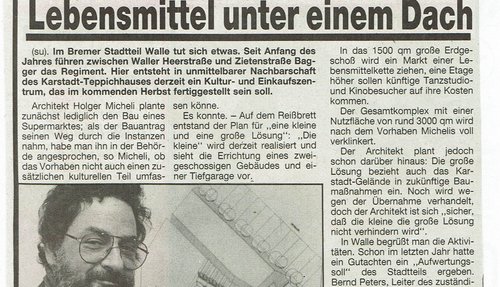 As time goes by! Und endlich 1989/1990 der Umzug ins neue TanzCentrum an der Waller Heerstraße 46