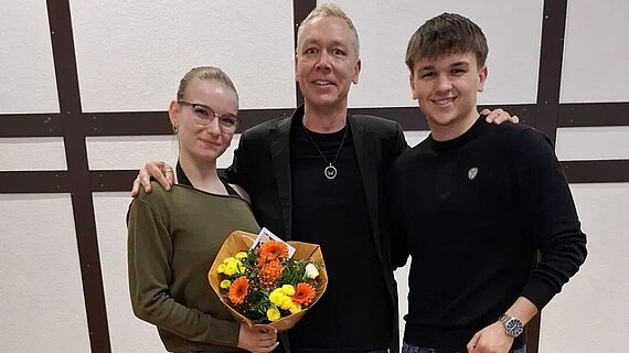 Ehrung für Julian und Janina Post 